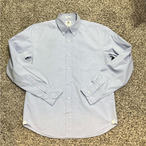 J. Crew Other - Jcrew Men’s Thomas Mason Blue Oxford Long Sleeve Shirt Size Medium